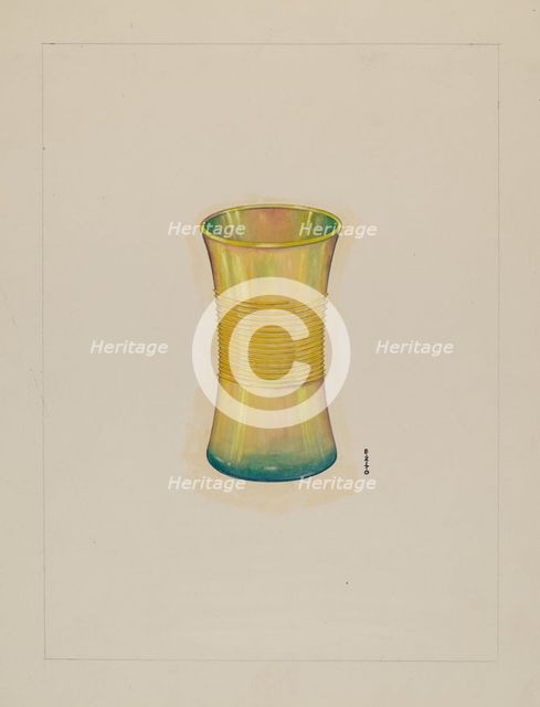 Table Glass, c. 1940. Creator: Emilio Zito.