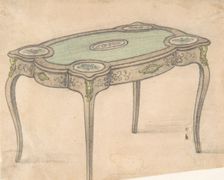 Table Design, 19th century. Creator: Anon
