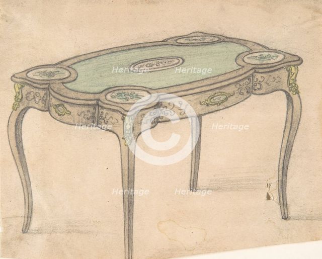 Table Design, 19th century. Creator: Anon.