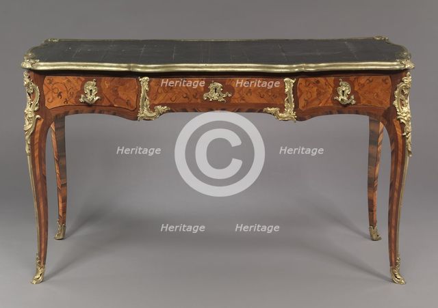 Table Desk (Bureau Plat), c. 1750- 1760. Creator: Bernard II van Riesen Burgh (Dutch, 1766).