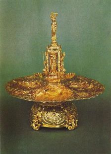 Table Fountain 1953. Artist: Peter Oehr I