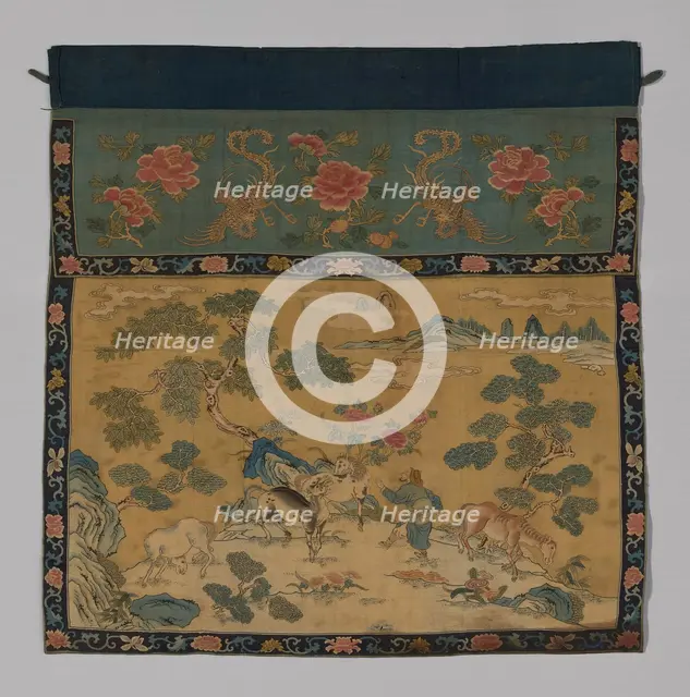 Table Frontal, China, Qing dynasty(1644-1911), 1775-1825. Creator: Unknown.