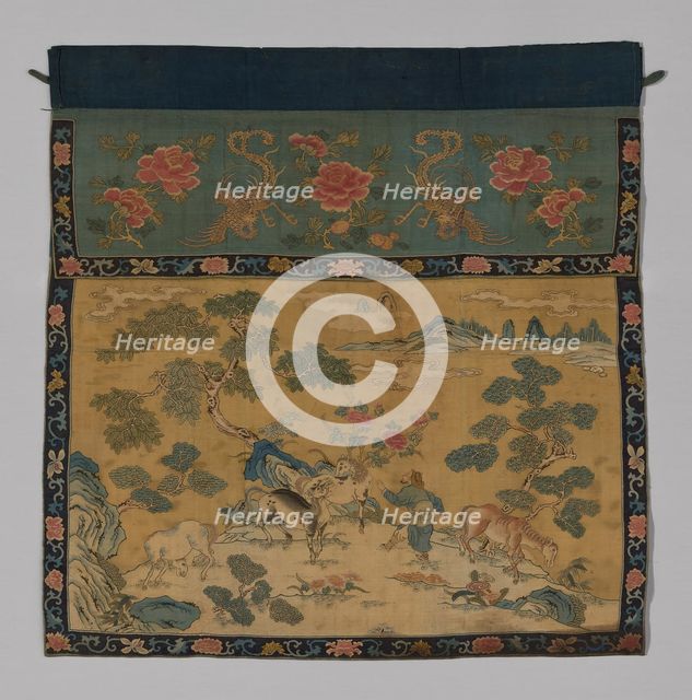 Table Frontal, China, Qing dynasty(1644-1911), 1775-1825. Creator: Unknown.