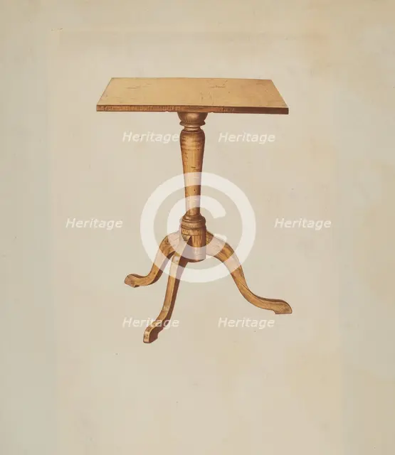 Table (Occasional), 1938. Creator: Michael Riccitelli.