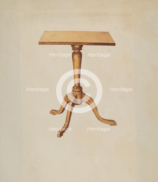 Table (Occasional), 1938. Creator: Michael Riccitelli.