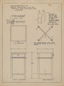 Table (Occassional), c. 1936. Creator: Francis Law Durand