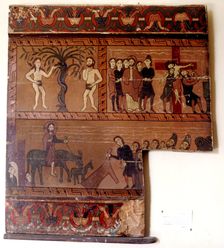 Table of 12th century from Sagas with Adam and Eve and the death of Christ