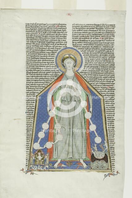 Table of Bigamy, from the Summa Super Titulis Decretalium Completa, 1275/99. Creator: Unknown.