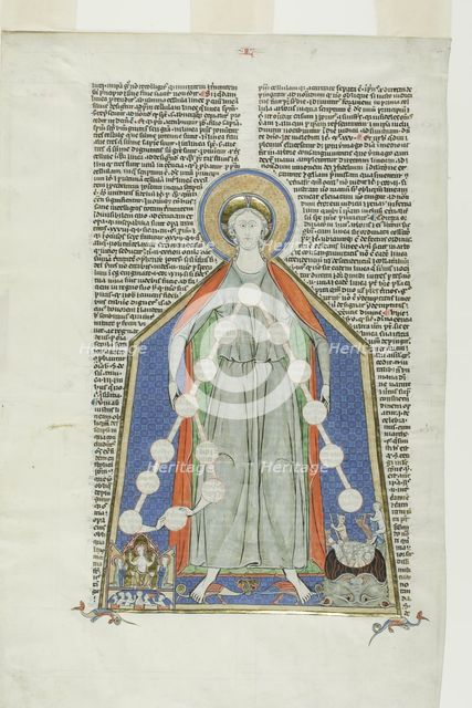 Table of Bigamy, from the Summa Super Titulis Decretalium Completa, 1275/99. Creator: Unknown.