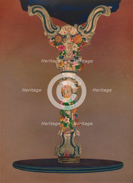 'Table of Dresden Porcelain', 1863.  Artist: Robert Dudley.