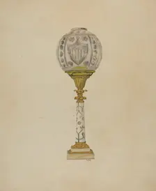 Table Lamp, 1935/1942. Creator: Ray Price