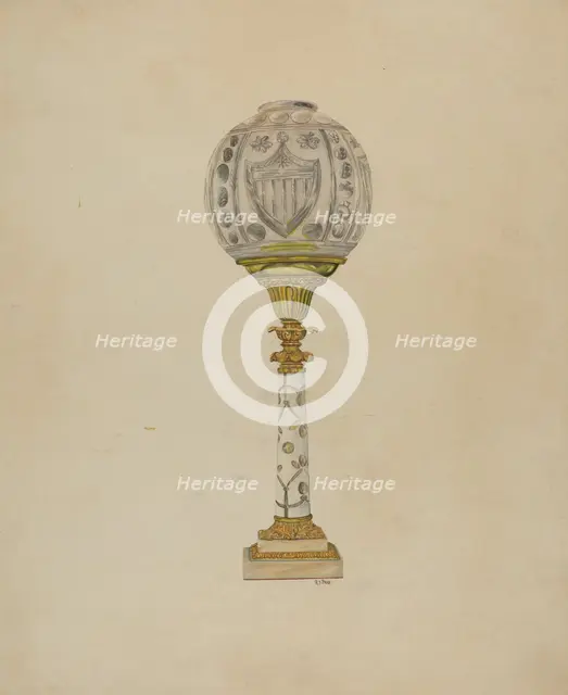 Table Lamp, 1935/1942. Creator: Ray Price.