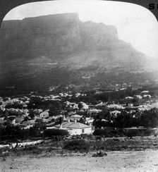 Table Mountain, Cape Town, South Africa.Artist: Underwood & Underwood