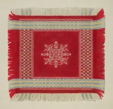 Table Napkin, c. 1940. Creator: Merkley, Arthur G.
