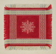 Table Napkin, c. 1940. Creator: Merkley, Arthur G.