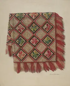 Table Scarf, c. 1938. Creator: Erwin Schwabe