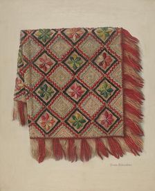 Table Scarf, c. 1938. Creator: Erwin Schwabe