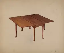 Table, Patrick Henry, 1935/1942. Creator: Edna C. Rex