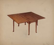Table, Patrick Henry, 1935/1942. Creator: Edna C. Rex