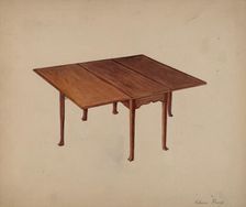 Table, Patrick Henry, 1935/1942. Creator: Edna C. Rex