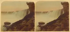 Table Rock, Niagara., 1859. Creator: William England