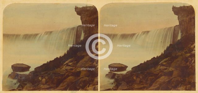 Table Rock, Niagara., 1859. Creator: William England.