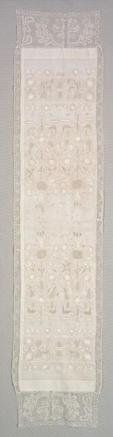 Table Runner, c 1800s. Creator: Unknown