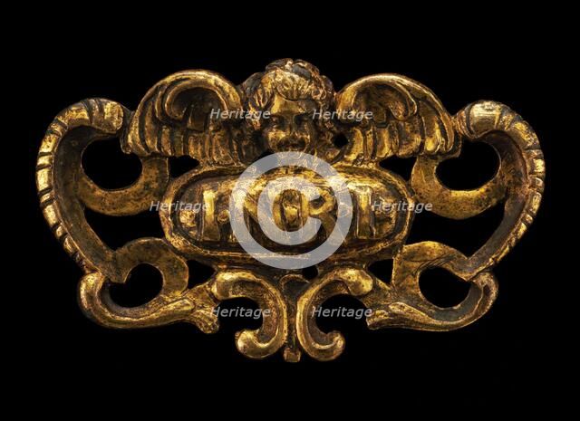 Tablet of the Superscription, from a Crucifix, c. 1600. Creator: Unknown.