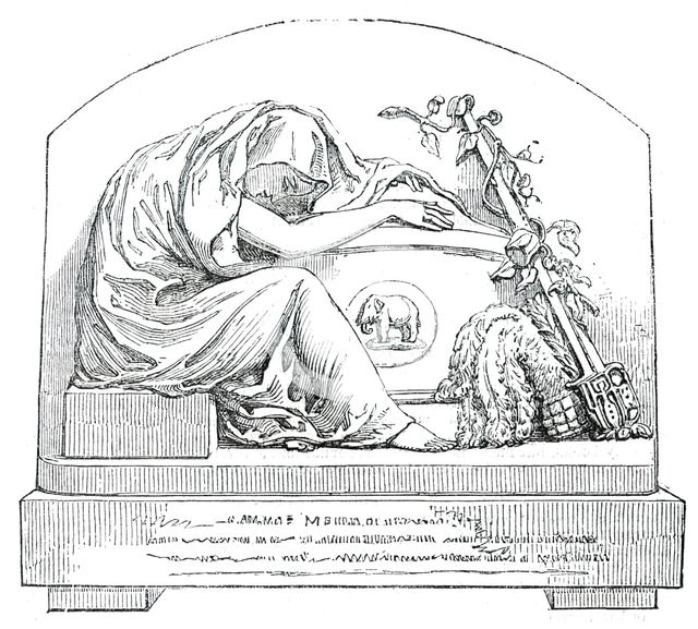 Tablet in St. Giles's Cathedral, Edinburgh..., 1850. Creator: Unknown.
