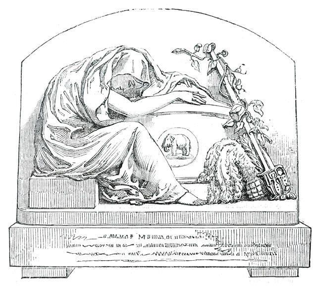 Tablet in St. Giles's Cathedral, Edinburgh..., 1850. Creator: Unknown.