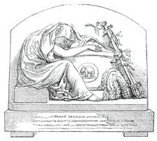 Tablet in St. Giles's Cathedral, Edinburgh..., 1850. Creator: Unknown