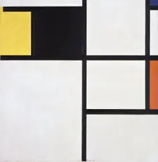 Tableau (Yellow, Black, Blue, Red and Grey), 1929. Creator: Mondrian, Piet (1872-1944)