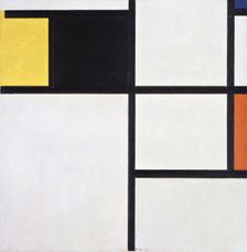 Tableau (Yellow, Black, Blue, Red and Grey), 1929. Creator: Mondrian, Piet (1872-1944)