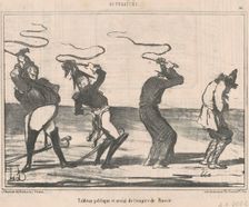 Tableau ... de l'empire de russie, 19th century. Creator: Honore Daumier