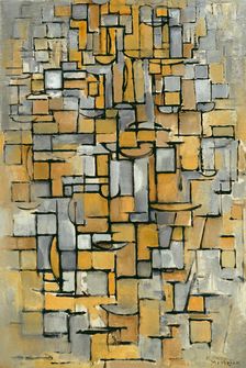 Tableau No. 1, 1913. Creator: Mondrian, Piet (1872-1944)