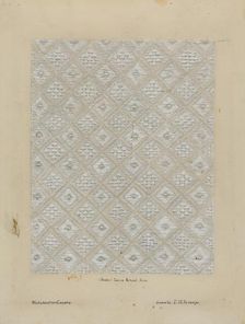 Tablecloth, c. 1936. Creator: Isabelle De Strange