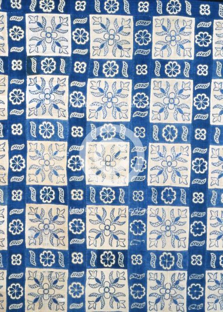 Tablecloth or Bedcover, United States, c. 1800. Creator: Unknown.
