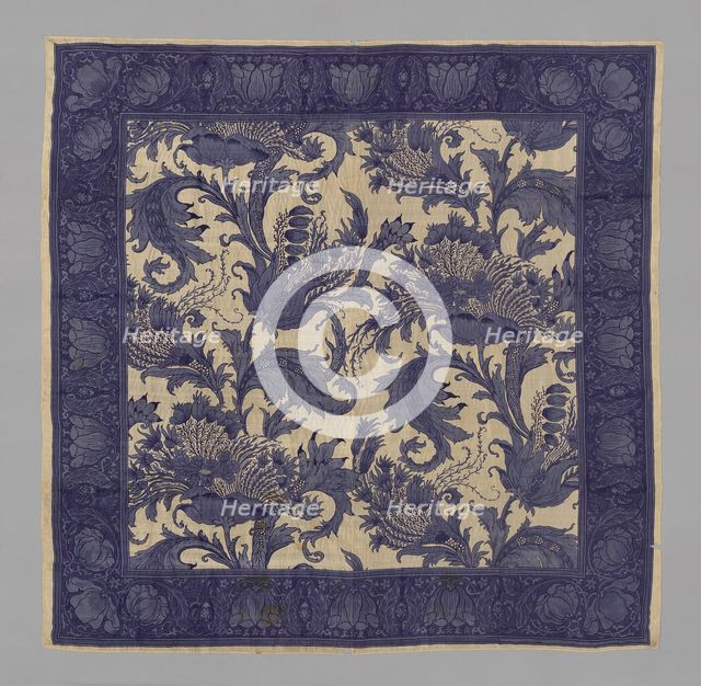 Tablecloth or Bedcover probably titled "Ragged Poppy", London, 1902. Creator: John Scarrat Rigby.