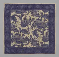 Tablecloth or Bedcover probably titled "Ragged Poppy", London, 1902. Creator: John Scarrat Rigby