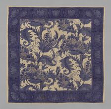 Tablecloth or Bedcover probably titled "Ragged Poppy", London, 1902. Creator: John Scarrat Rigby