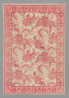 Tablecloth or Bedcover probably titled "Ragged Poppy", London, 1902. Creator: John Scarrat Rigby