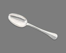 Tablespoon, 1760/75. Creator: Hezekiah Silliman