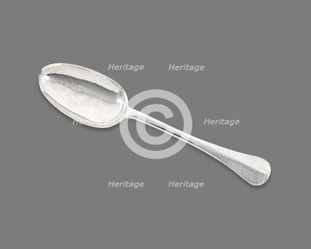Tablespoon, 1760/75. Creator: Hezekiah Silliman.