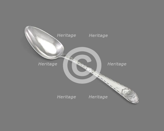 Tablespoon, 1789/94. Creator: Joseph Dubois.