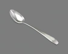Tablespoon, 1790/1808. Creator: Saunders Pitman