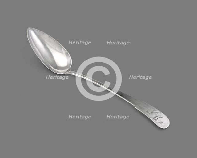 Tablespoon, c. 1810. Creator: Robert Wilson.