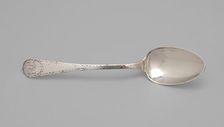 Tablespoon, probably 1787. Creator: Paul Revere