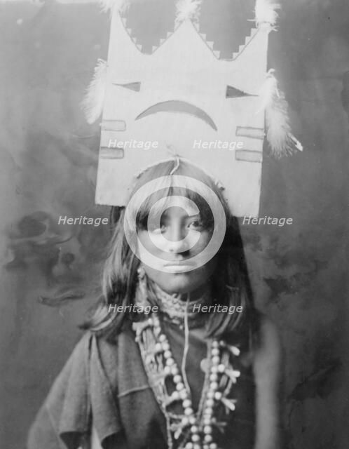 Tablita woman dancer-San Ildefonso, c1905. Creator: Edward Sheriff Curtis.