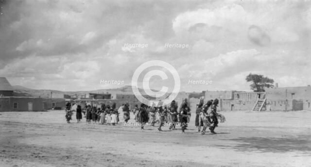 Tablita dance-San Ildefonso, 1905, c1905. Creator: Edward Sheriff Curtis.