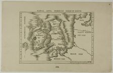 Tabuia Nova Hibernie Anglie et Scotie, 1513, reprinted 1889. Creator: Unknown
